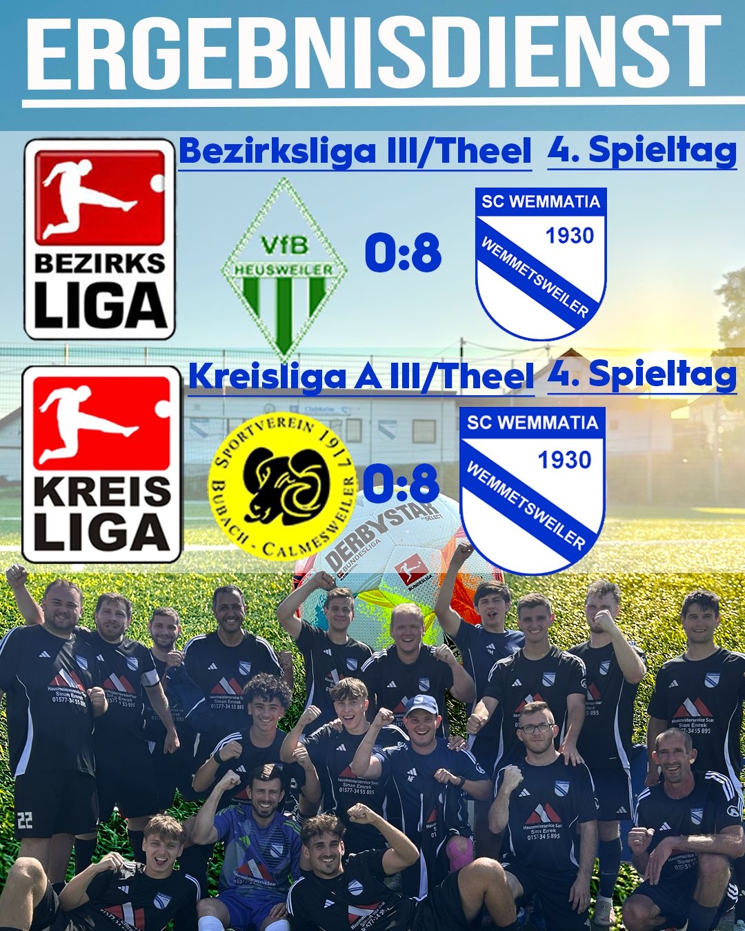 ⚽️ Ergebnisdienst vom 4. Spieltag