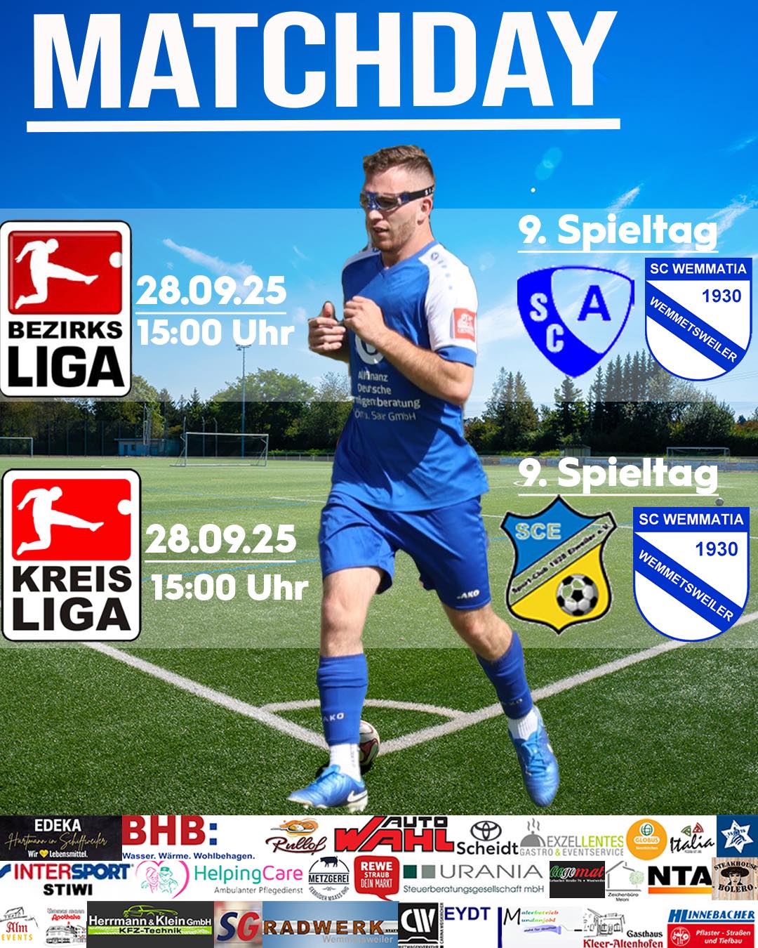 🔵⚪️ MATCHDAY