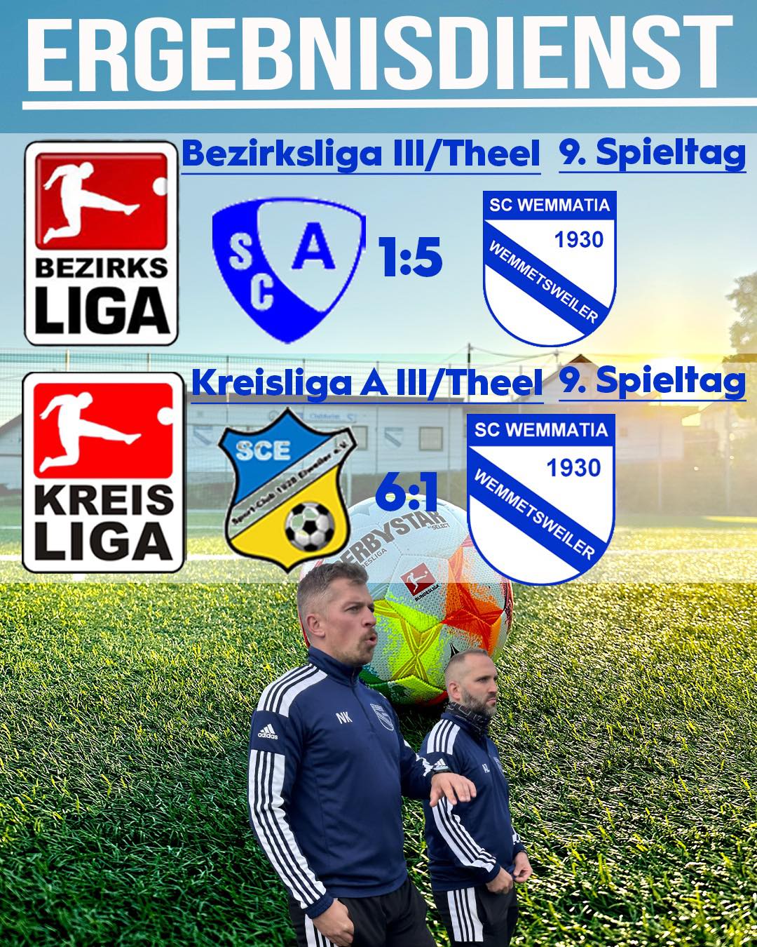 ⚽️ Ergebnisdienst vom 9. Spieltag
